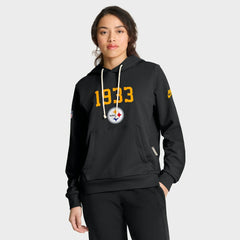 Pittsburgh Steelers Women's 1933 Sideline Standard Issue Dri-FIT Hoodie - Black | Nike cheap