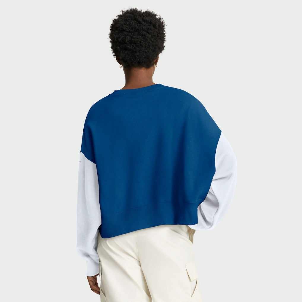 Indianapolis Colts Women's Oversized Color-Block Pullover Sweatshirt - Royal | Nike for sale