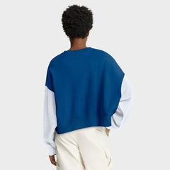 Indianapolis Colts Women's Oversized Color-Block Pullover Sweatshirt - Royal | Nike for sale