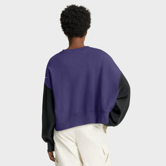 Baltimore Ravens Women's Oversized Color-Block Pullover Sweatshirt - Purple | Nike online