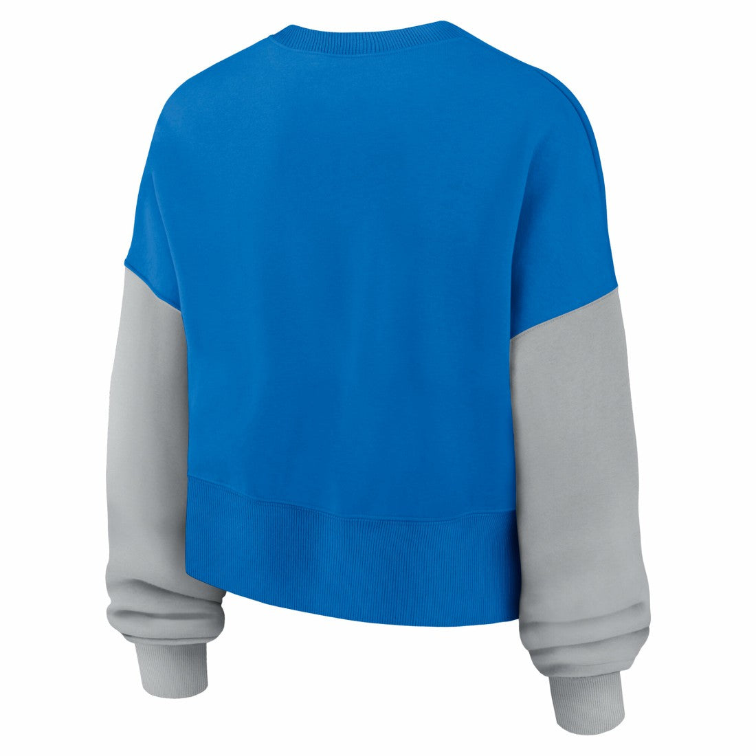 Detroit Lions Women's Oversized Color-Block Pullover Sweatshirt - Blue | Nike cheap
