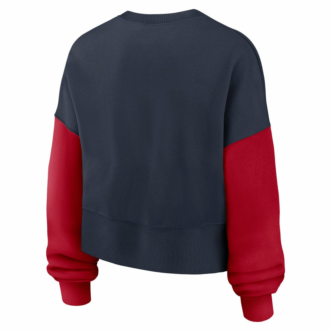 Houston Texans Women's Oversized Color-Block Pullover Sweatshirt - Navy | Nike online