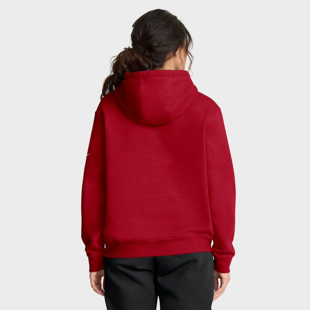 San Francisco 49ers Women's Club Fleece Hoodie - Scarlet | Nike online