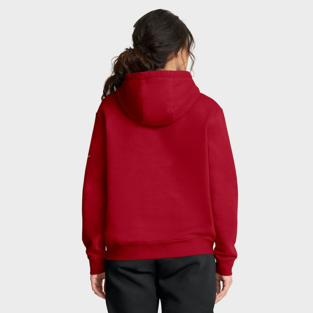 San Francisco 49ers Women's Club Fleece Hoodie - Scarlet | Nike online