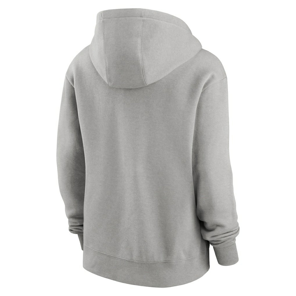 Philadelphia Eagles Women's Club Fleece Hoodie - Heather Gray | Nike outlet