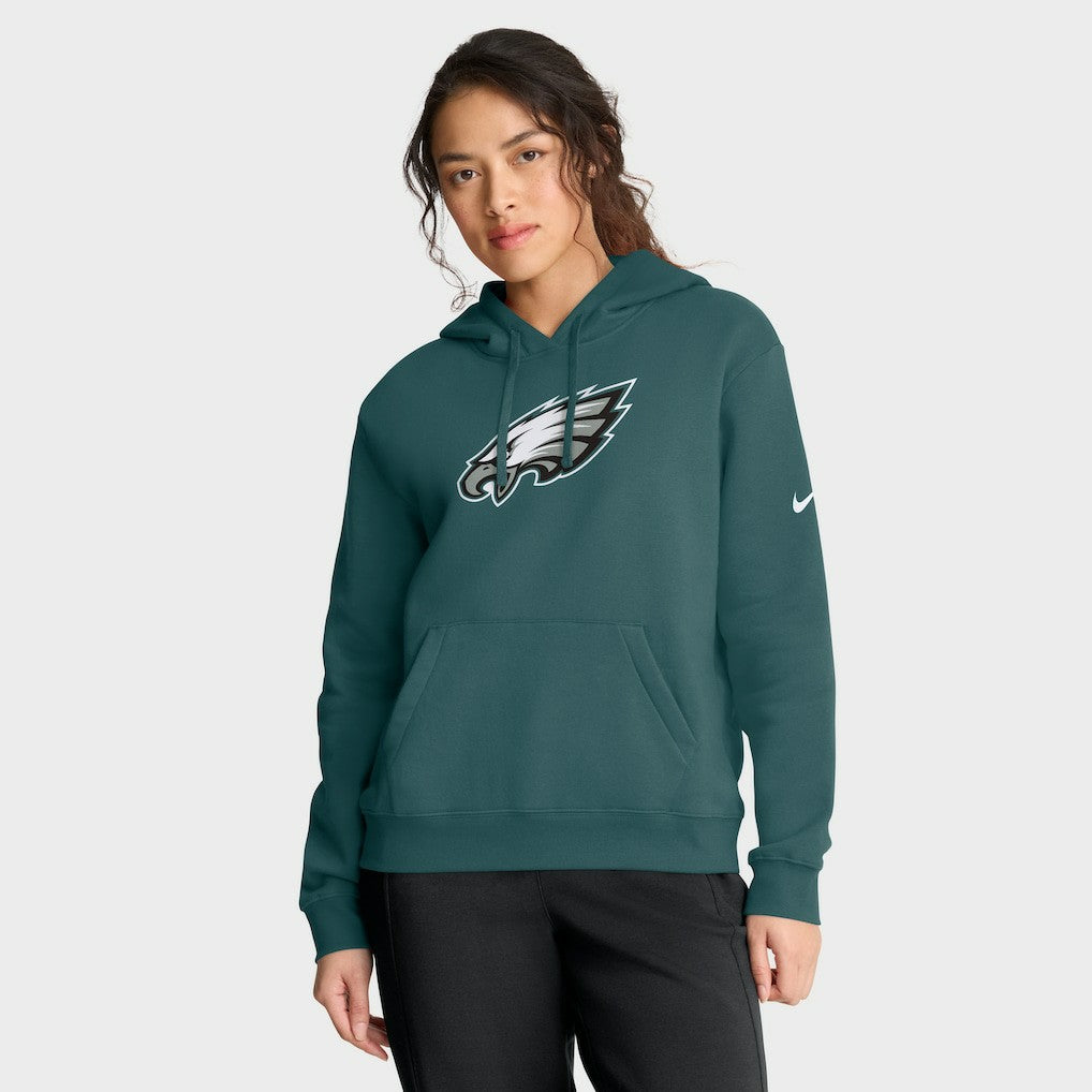 Philadelphia Eagles Women's Club Fleece Hoodie - Midnight Green | Nike outlet