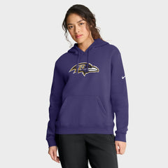 Baltimore Ravens Women's Club Fleece Hoodie - Purple | Nike online
