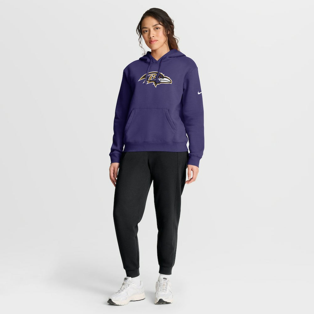 Baltimore Ravens Women's Club Fleece Hoodie - Purple | Nike online