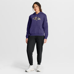 Baltimore Ravens Women's Club Fleece Hoodie - Purple | Nike online