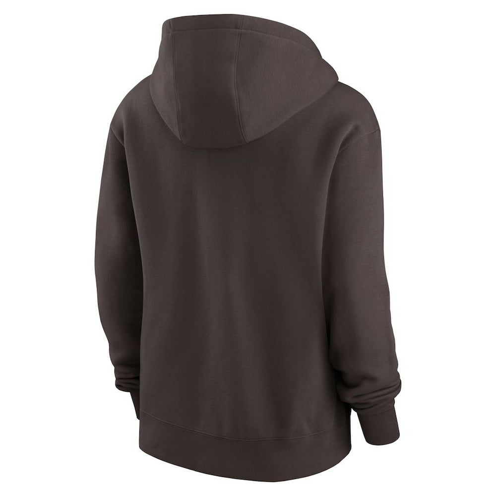 Cleveland Browns Women's Club Fleece Hoodie - Brown | Nike outlet