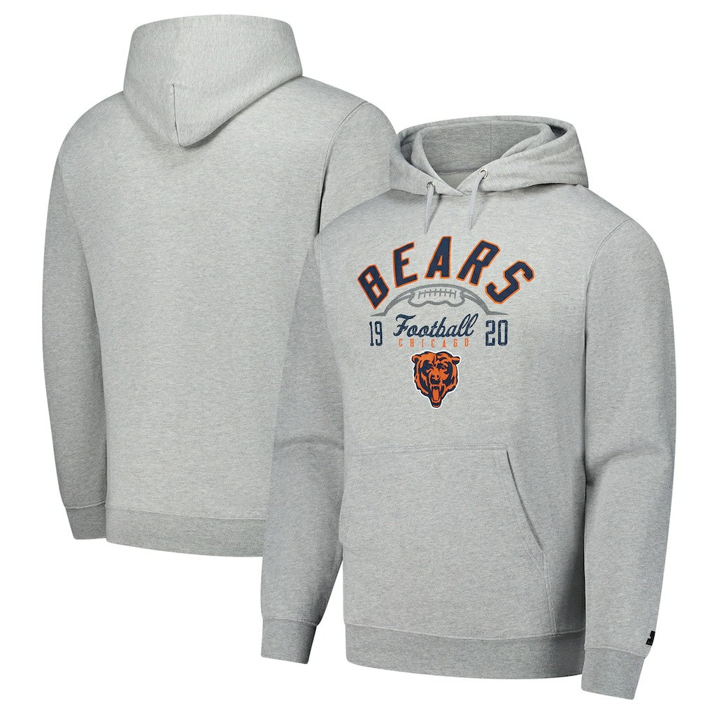 Chicago Bears Starter Pullover Hoodie - Heather Gray online