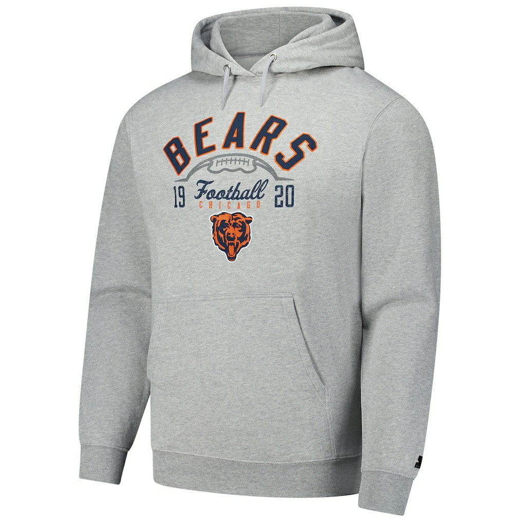 Chicago Bears Starter Pullover Hoodie - Heather Gray online