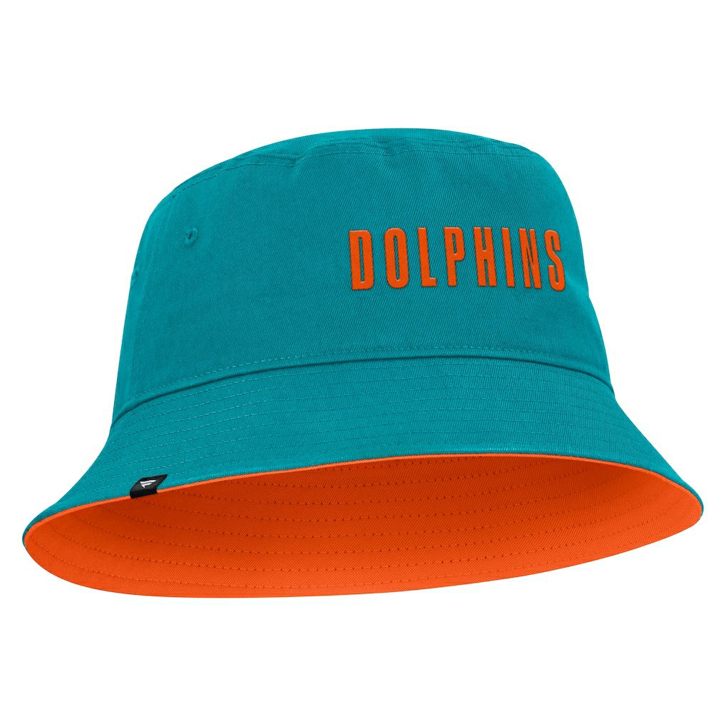 Miami Dolphins Strong Side Bucket Hat - Aqua on sale