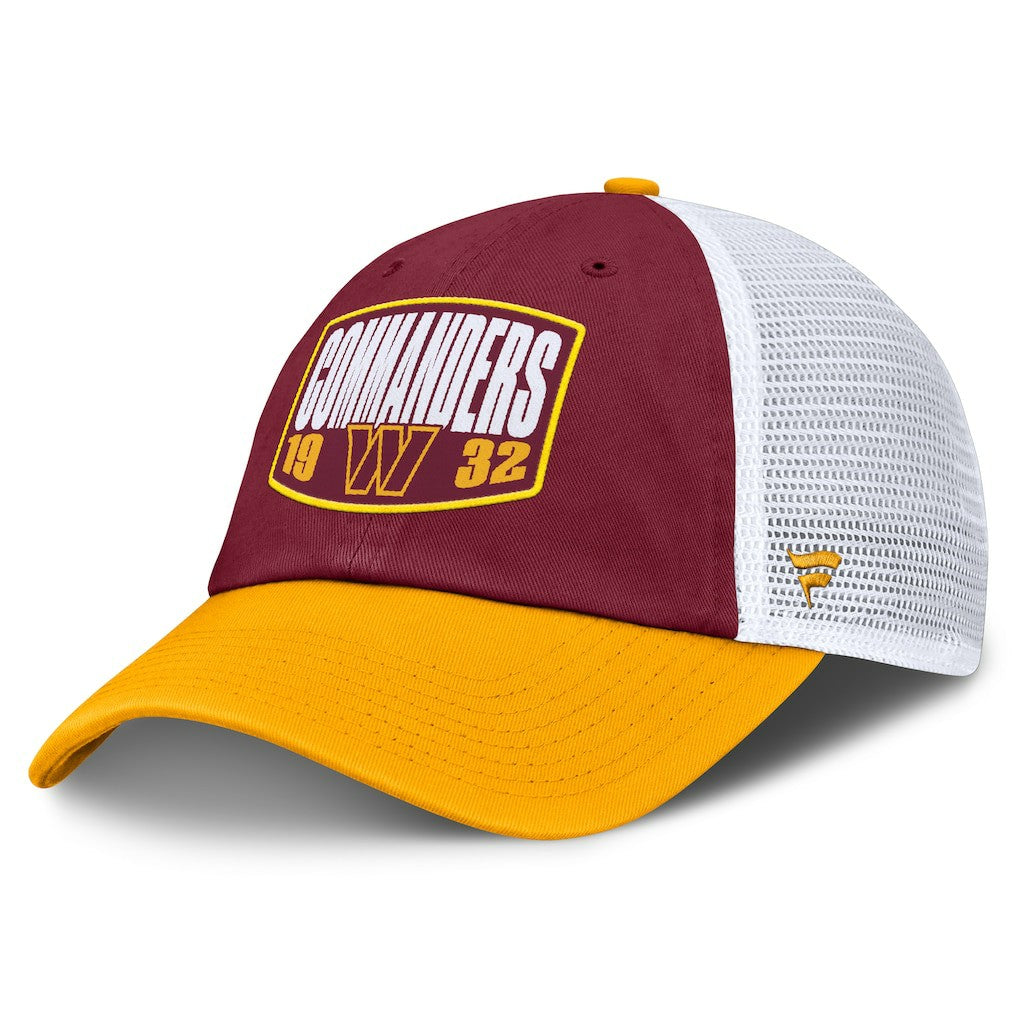 Washington Commanders Franchise Trucker Adjustable Hat - Burgundy/Gold on sale