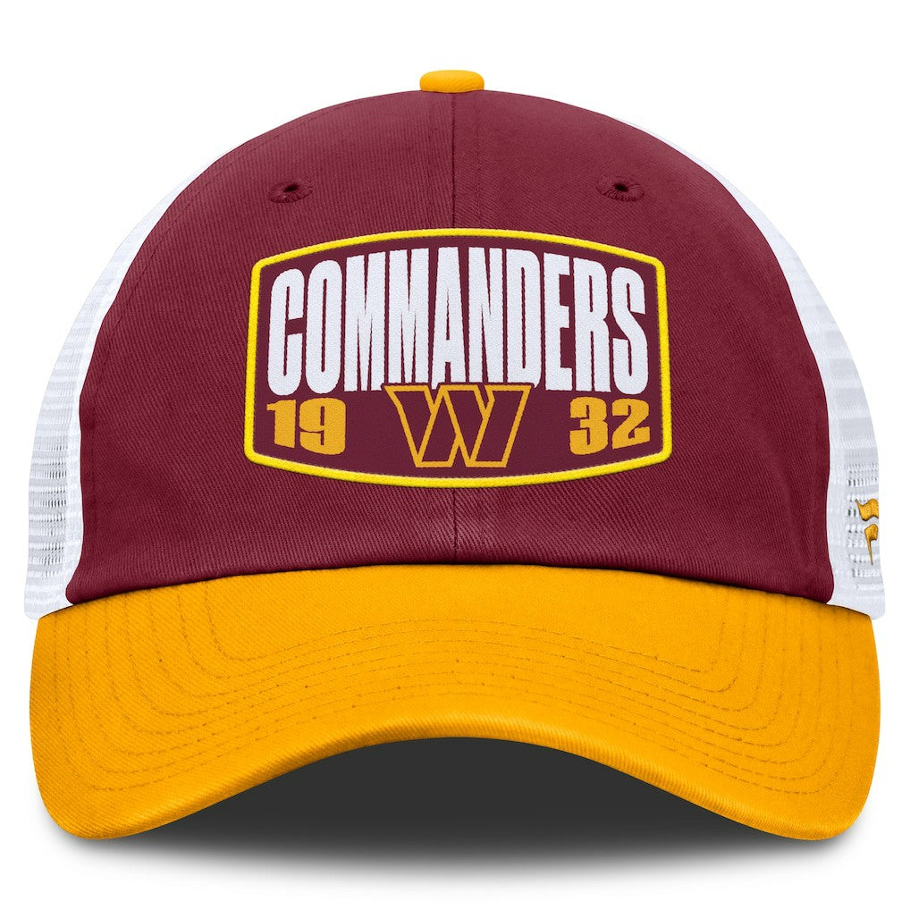 Washington Commanders Franchise Trucker Adjustable Hat - Burgundy/Gold on sale