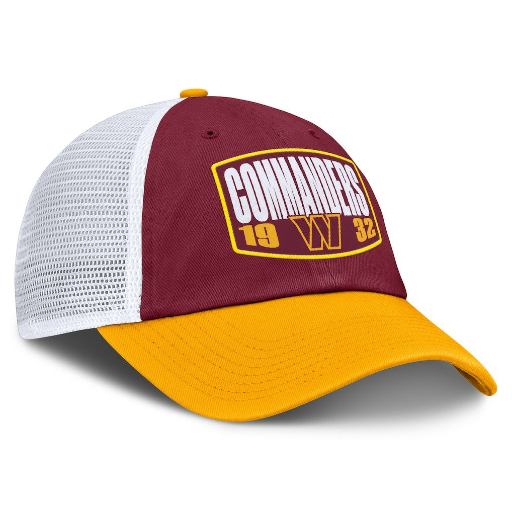 Washington Commanders Franchise Trucker Adjustable Hat - Burgundy/Gold on sale