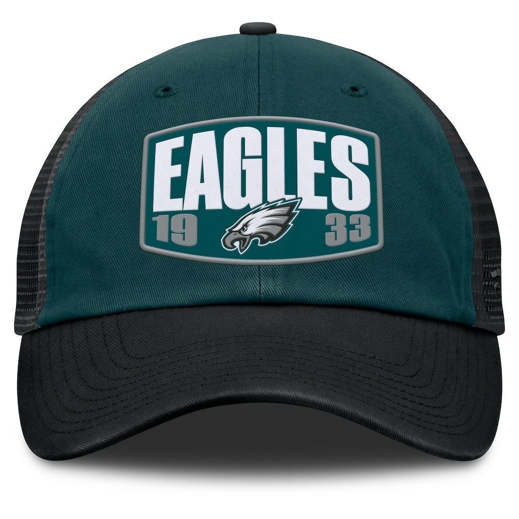 Philadelphia Eagles Franchise Trucker Adjustable Hat - Midnight Green/Black on sale