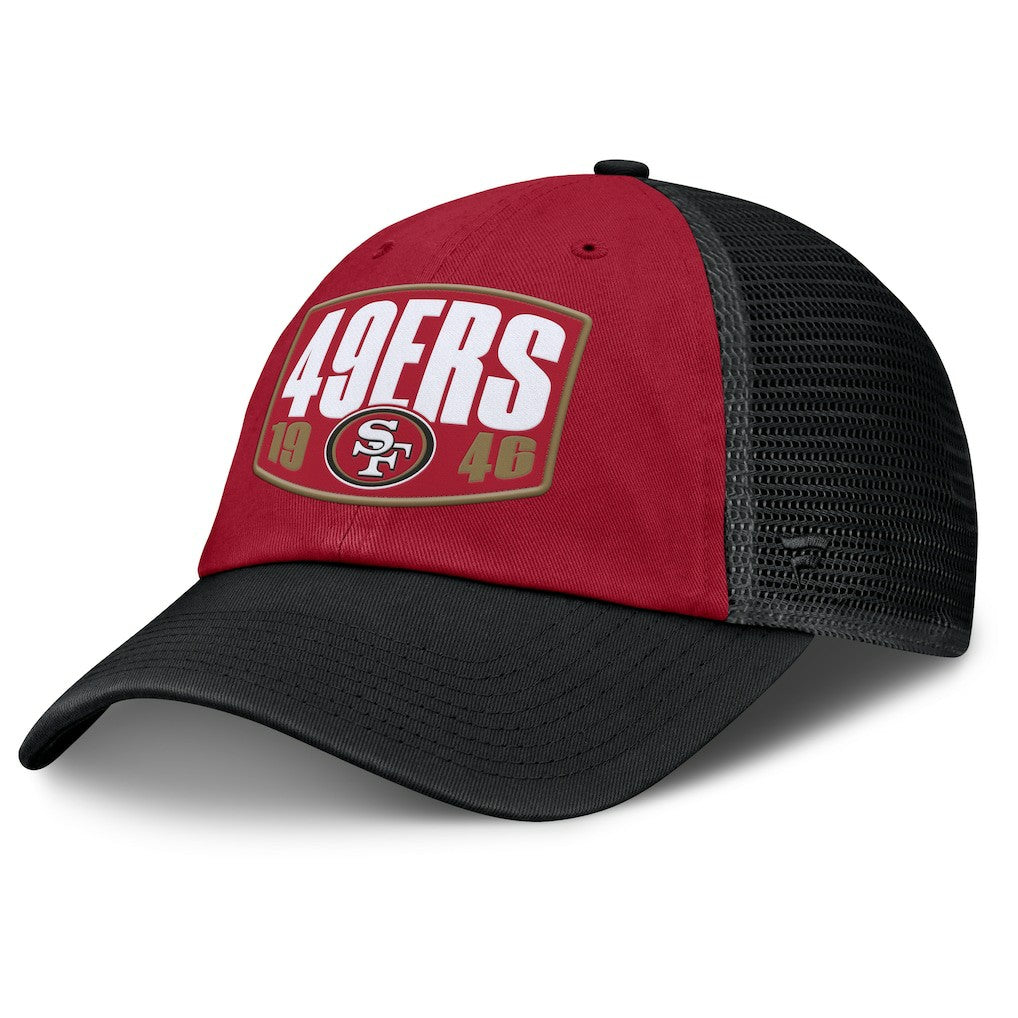 San Francisco 49ers Franchise Trucker Adjustable Hat - Scarlet/Black on sale