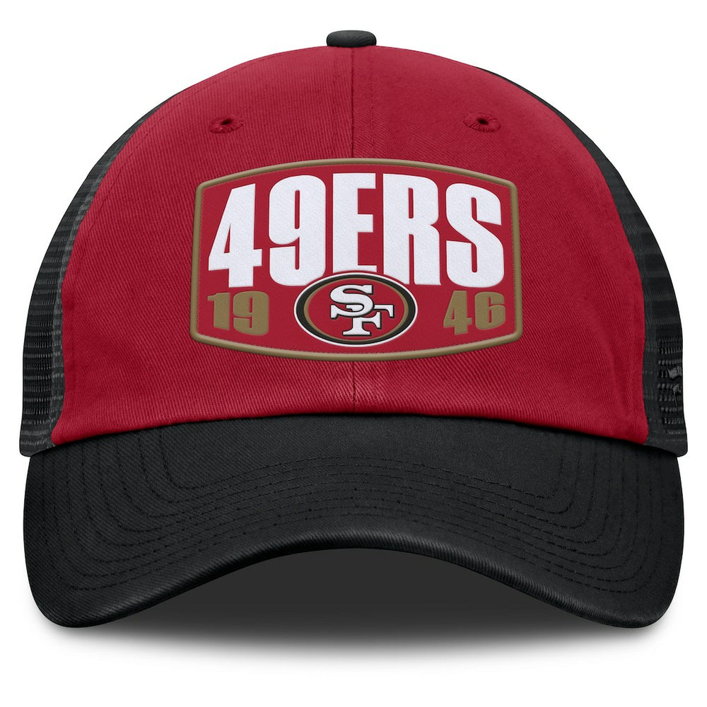 San Francisco 49ers Franchise Trucker Adjustable Hat - Scarlet/Black on sale