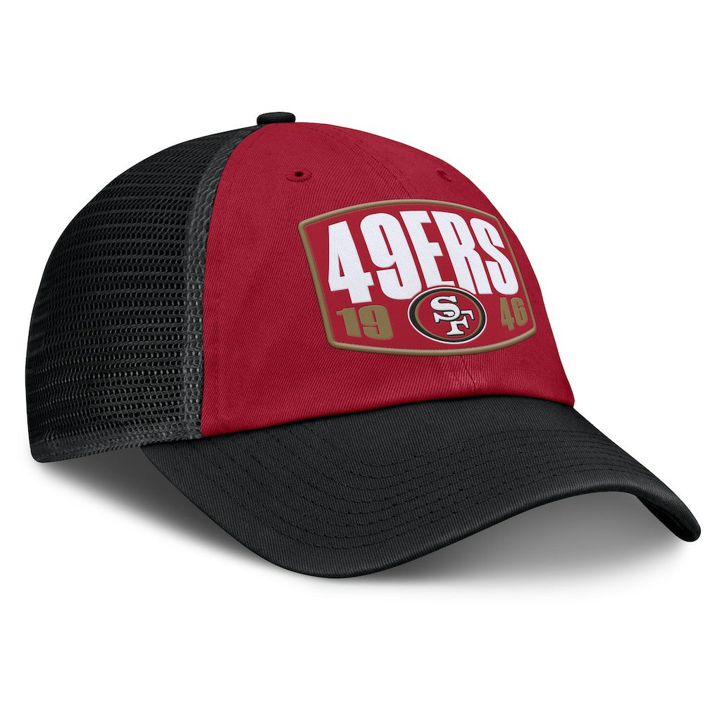 San Francisco 49ers Franchise Trucker Adjustable Hat - Scarlet/Black on sale