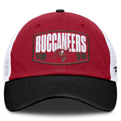 Tampa Bay Buccaneers Franchise Trucker Adjustable Hat - Red/Pewter cheap