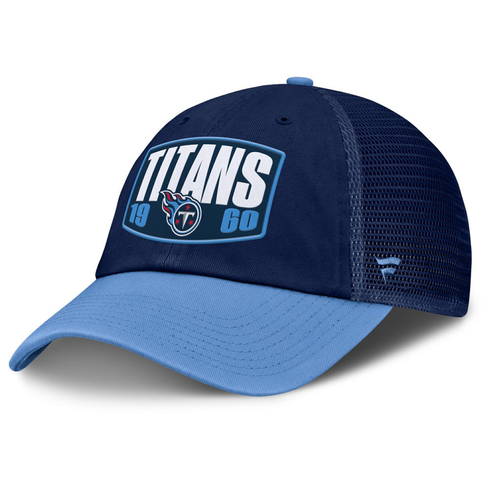 Tennessee Titans Franchise Trucker Adjustable Hat - Navy/Light Blue sale
