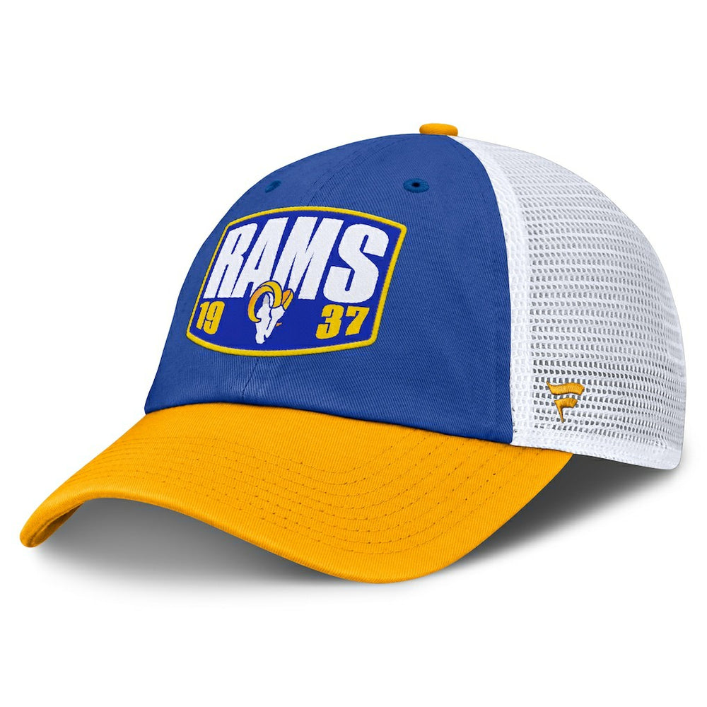 Los Angeles Rams Franchise Trucker Adjustable Hat - Royal/Gold discount