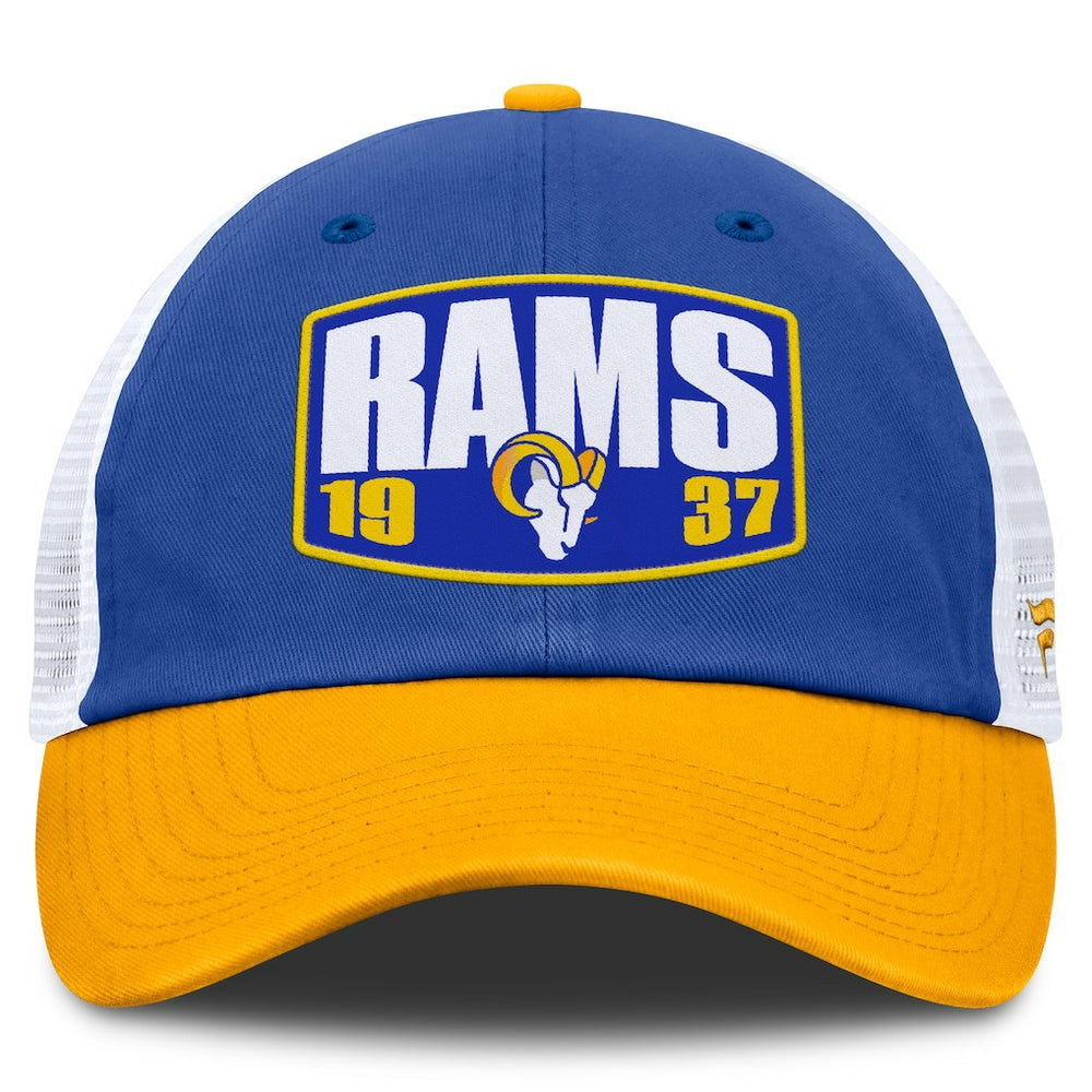 Los Angeles Rams Franchise Trucker Adjustable Hat - Royal/Gold discount