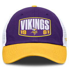 Minnesota Vikings Franchise Trucker Adjustable Hat - Purple/Gold sale