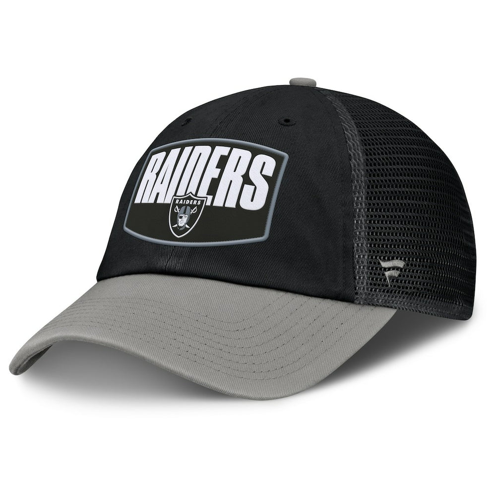 Las Vegas Raiders Franchise Trucker Adjustable Hat - Black/Gray discount