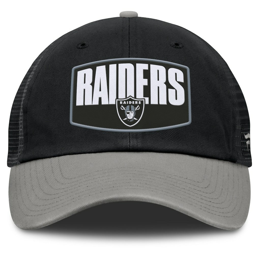 Las Vegas Raiders Franchise Trucker Adjustable Hat - Black/Gray discount