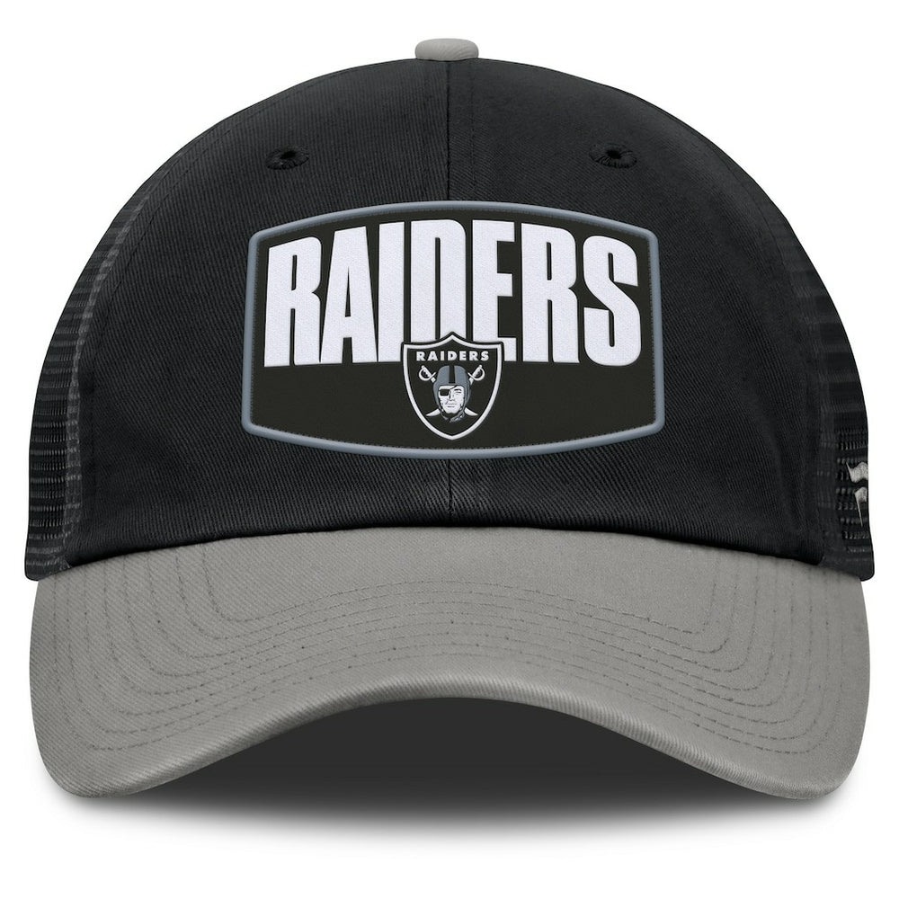 Las Vegas Raiders Franchise Trucker Adjustable Hat - Black/Gray discount