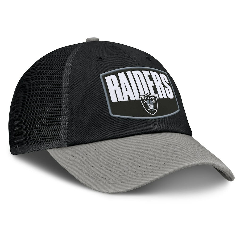 Las Vegas Raiders Franchise Trucker Adjustable Hat - Black/Gray discount