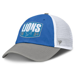 Detroit Lions Franchise Trucker Adjustable Hat - Blue/Gray online