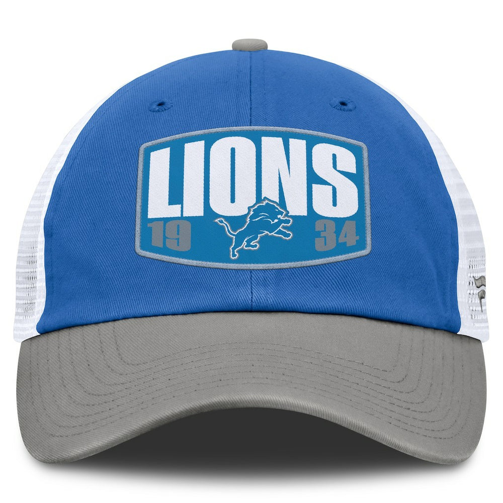 Detroit Lions Franchise Trucker Adjustable Hat - Blue/Gray online