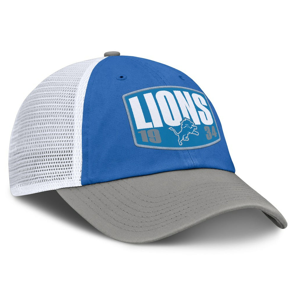 Detroit Lions Franchise Trucker Adjustable Hat - Blue/Gray online