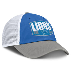 Detroit Lions Franchise Trucker Adjustable Hat - Blue/Gray online