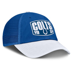 Indianapolis Colts Franchise Trucker Adjustable Hat - Royal/White online