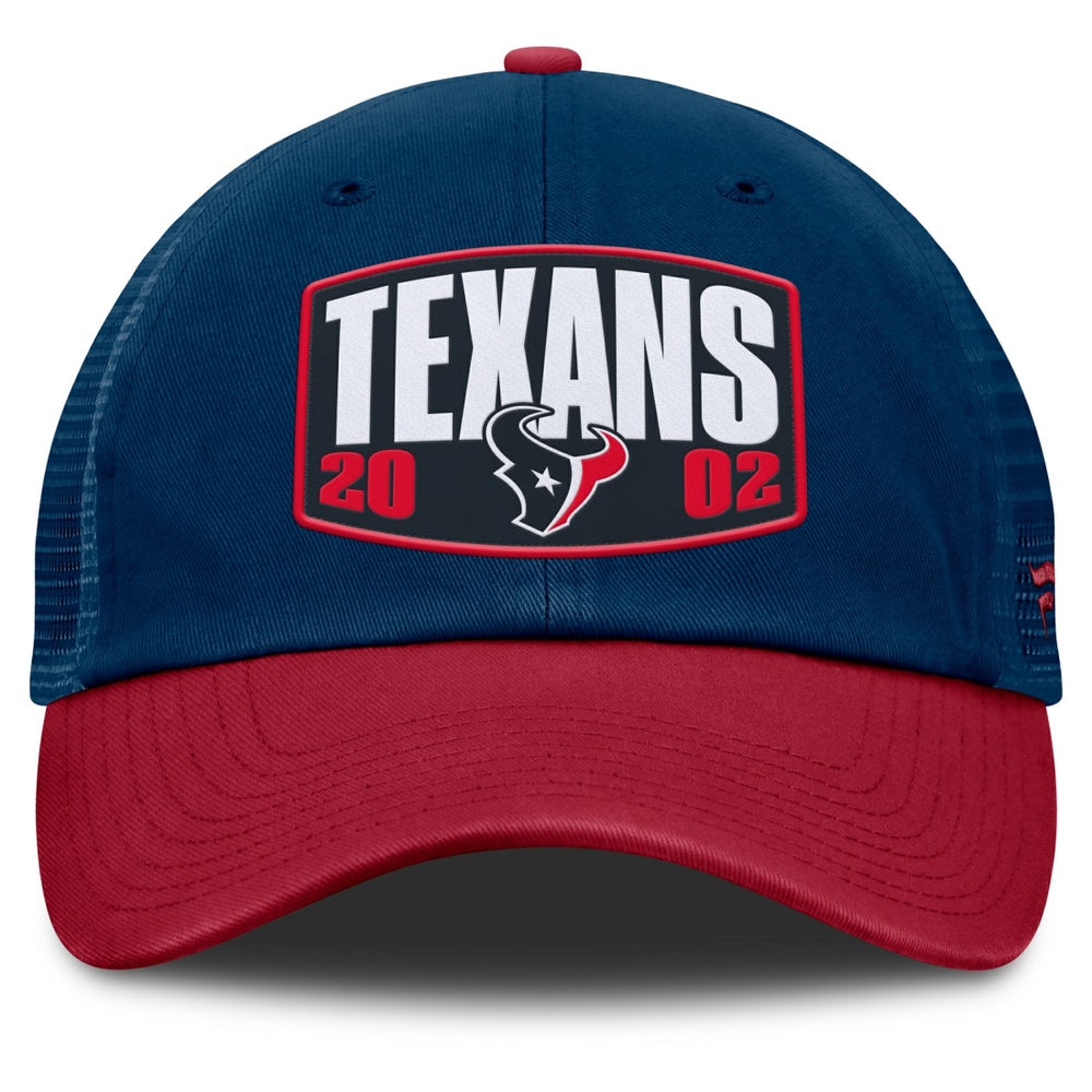 Houston Texans Franchise Trucker Adjustable Hat - Navy/Red for sale