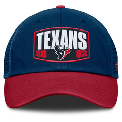 Houston Texans Franchise Trucker Adjustable Hat - Navy/Red for sale