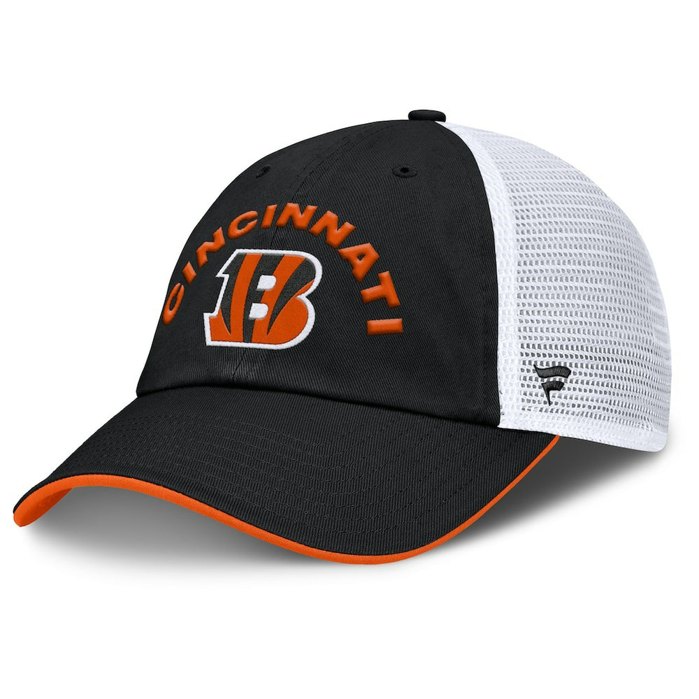 Cincinnati Bengals Reverse Trucker Adjustable Hat - Black/White for sale