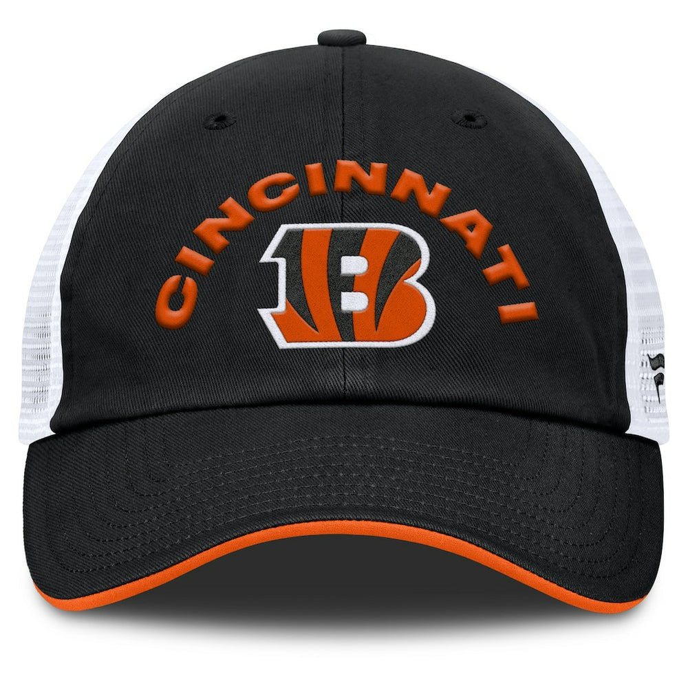 Cincinnati Bengals Reverse Trucker Adjustable Hat - Black/White for sale