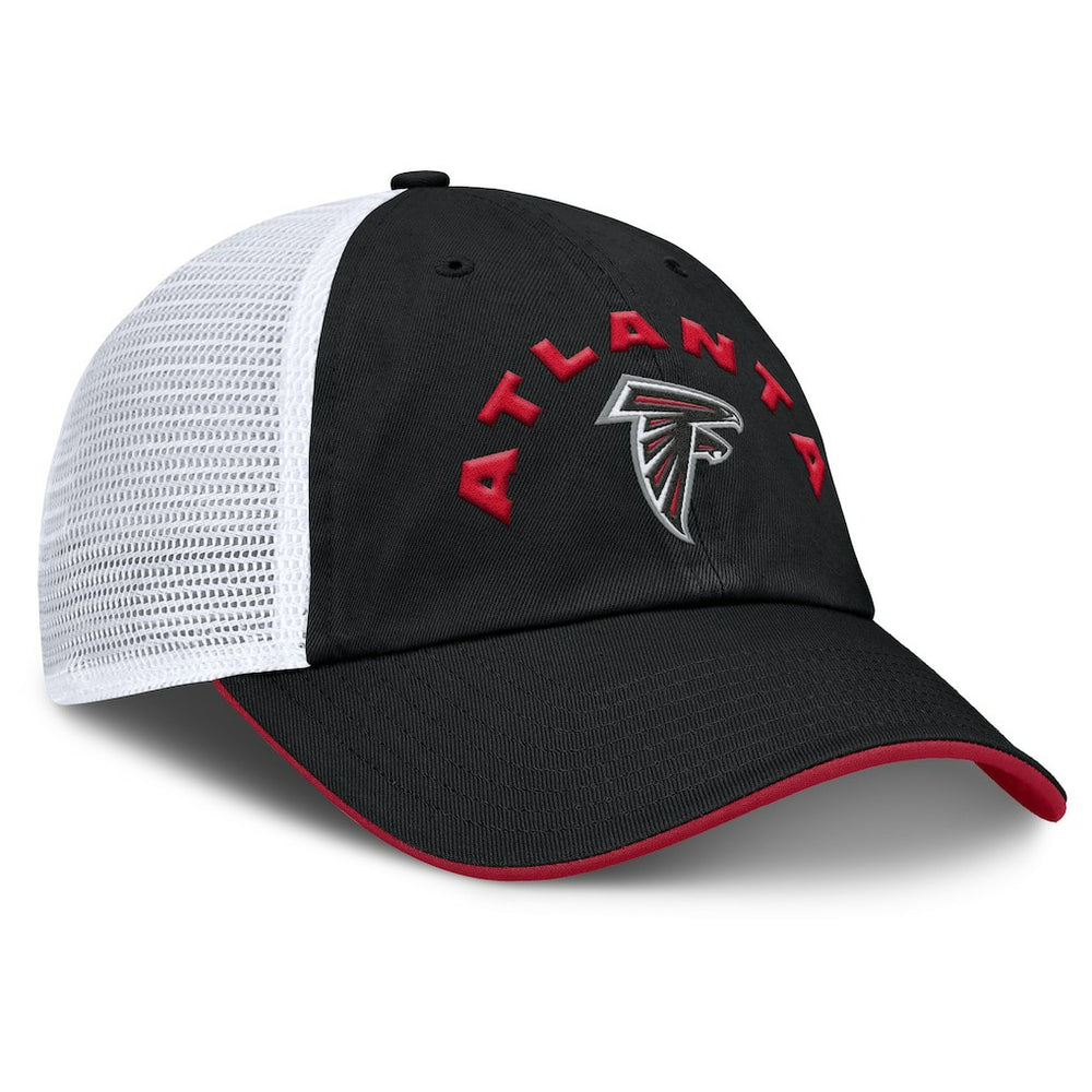 Atlanta Falcons Reverse Trucker Adjustable Hat - Black/White online