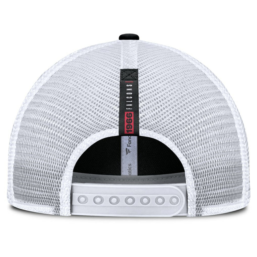 Atlanta Falcons Reverse Trucker Adjustable Hat - Black/White online
