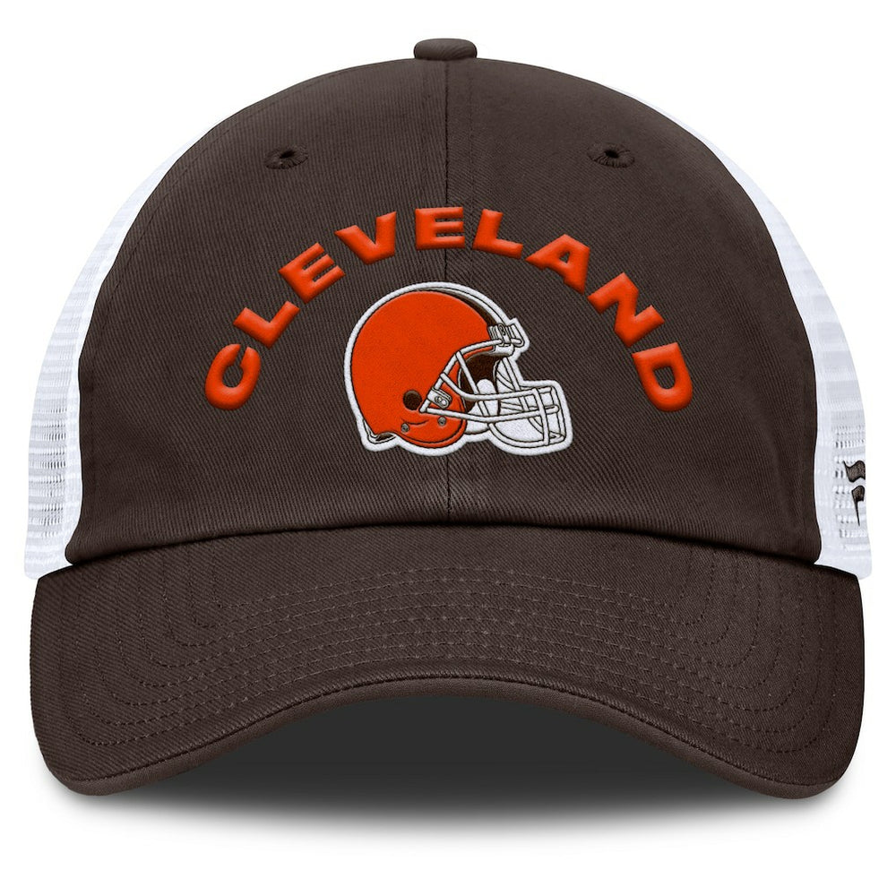 Cleveland Browns Reverse Trucker Adjustable Hat - Brown/White discount