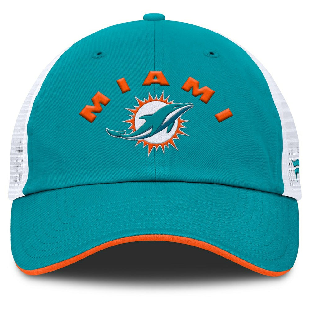 Miami Dolphins Reverse Trucker Adjustable Hat - Aqua/White for sale