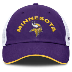 Minnesota Vikings Reverse Trucker Adjustable Hat - Purple/White cheap