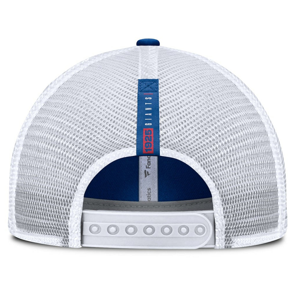 New York Giants Reverse Trucker Adjustable Hat - Royal/White outlet