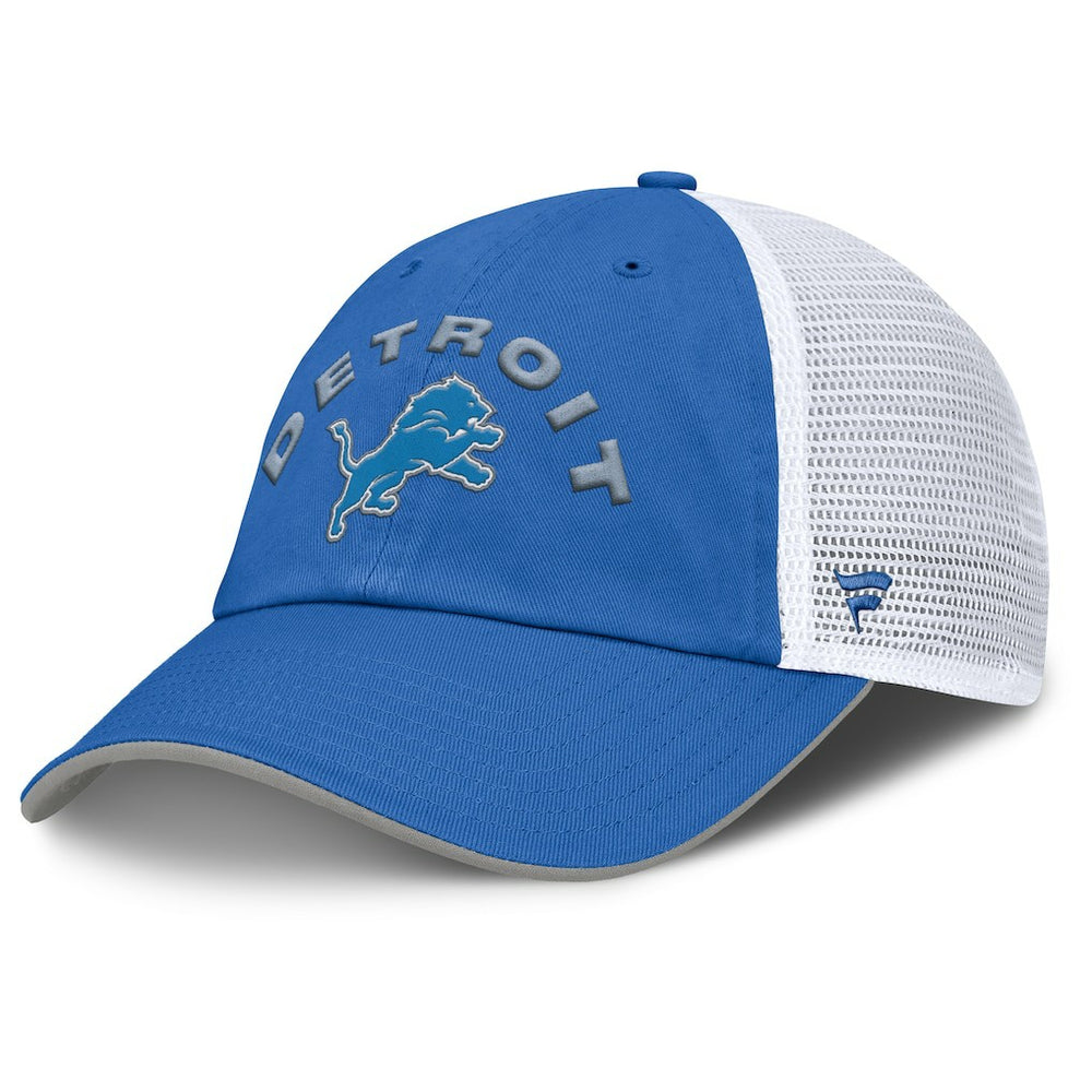 Detroit Lions Reverse Trucker Adjustable Hat - Blue/White discount