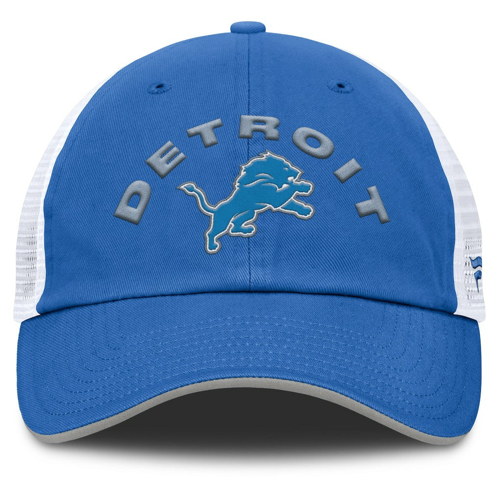 Detroit Lions Reverse Trucker Adjustable Hat - Blue/White discount